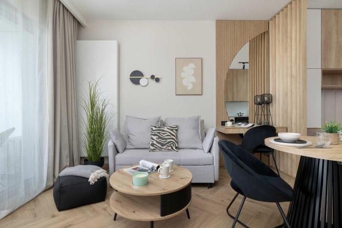 Eleganckie Studio w Katowicach z Dostępem do Siłowni, Sauny oraz Sali Zabaw by Noclegi Renters