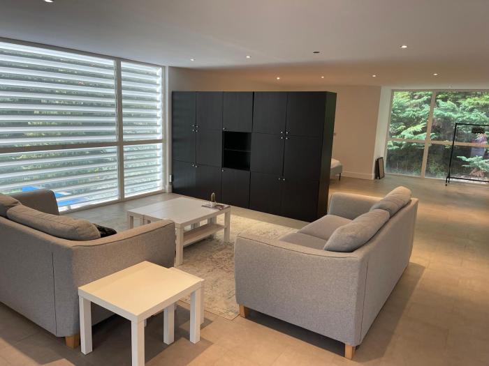 Bright large studio apartment