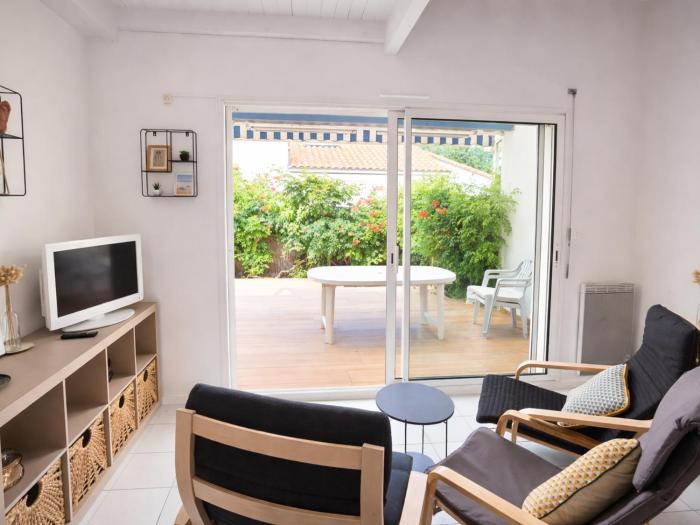 Maison proche plage, terrasse, animaux bienvenus - FR-1-22-397