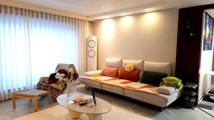 Pine-tree Stay, KTX station nearby, 3 rooms, 2 bathrooms, Hotel style bed 4, Rooftop barbecue, Kids room, Retro arcade, Board games