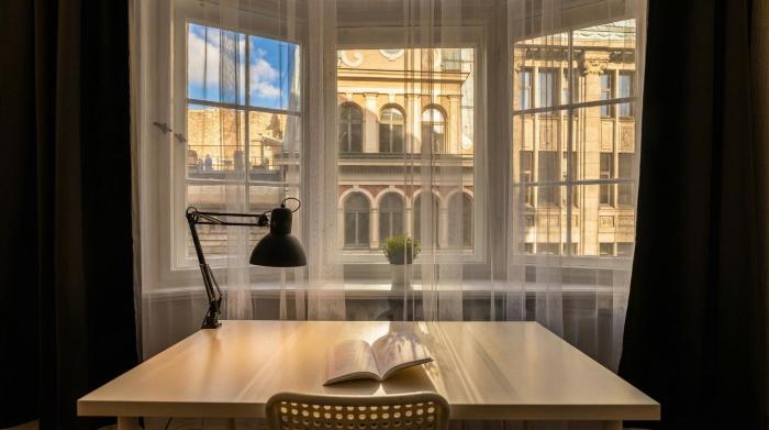 Historic 1914 Old Town Apartment with Bay Windows - Valnu Street