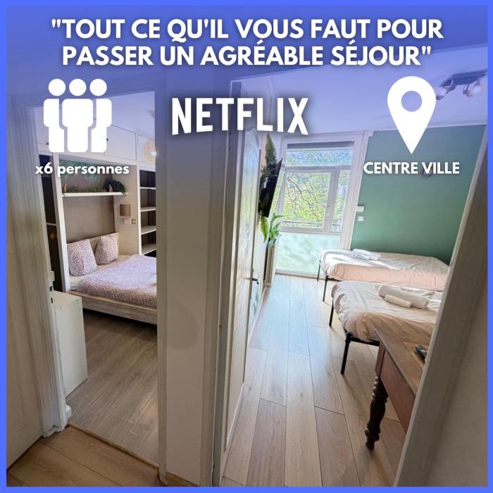 T3 Le Tropical Cosy & Lumineux - Centre Oullins