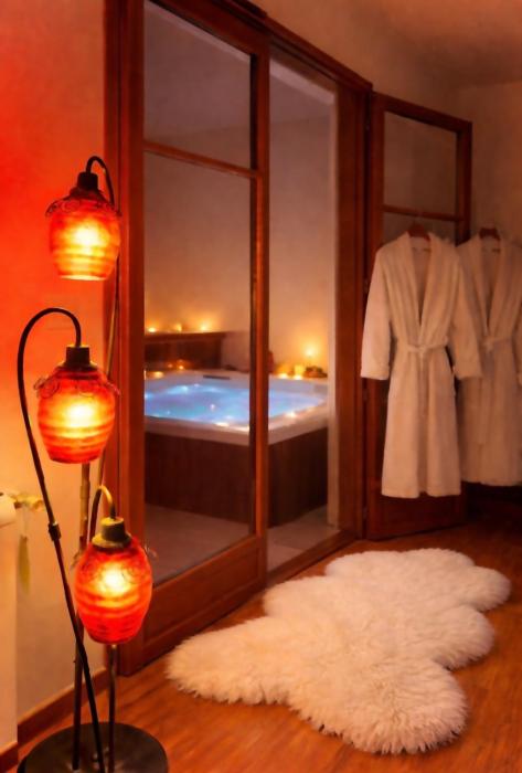 Grande maison romantique avec jacuzzi intérieur & parking, à 1h30 de Paris