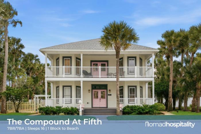 Be A Nomad - Large Group 7 Bedroom Pool House Jacksonville Beach