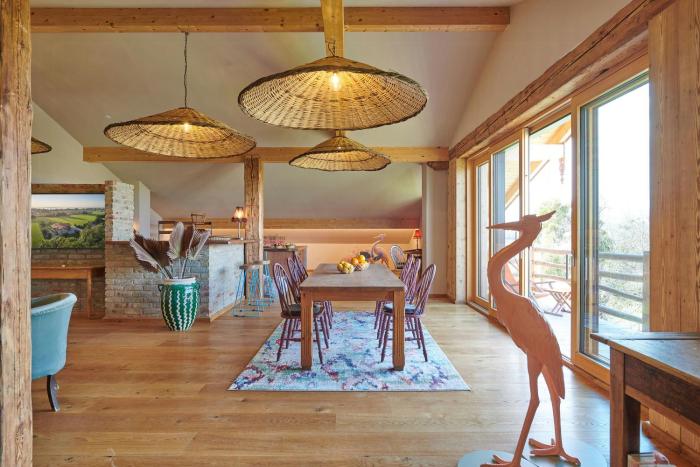Loft Flat By Chiemsee With Panoramic Window