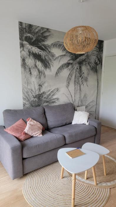 Studio 150 m de la plage avec terrasse et parking privé