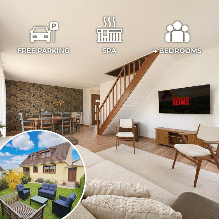 La Bohemienne, House, Hot Tub, Garden, Parking