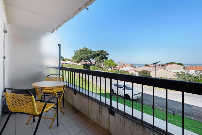 Studio Les Dunes, joli vue mer