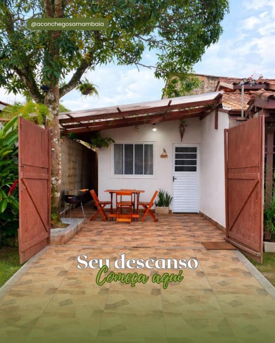 Casa para até 5 pessoas com churrasqueira próximo às praias