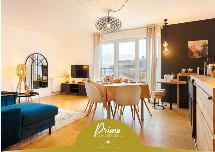 Le Cosy Chic, 6 pers centre Nantes avec parking