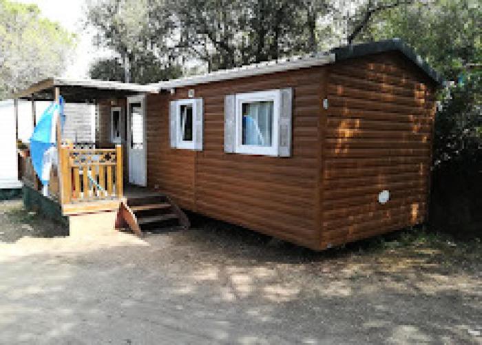 Camping la Liscia - Mobil Home 3 chambres 6 personnes terrasse semi couverte MAE-8093