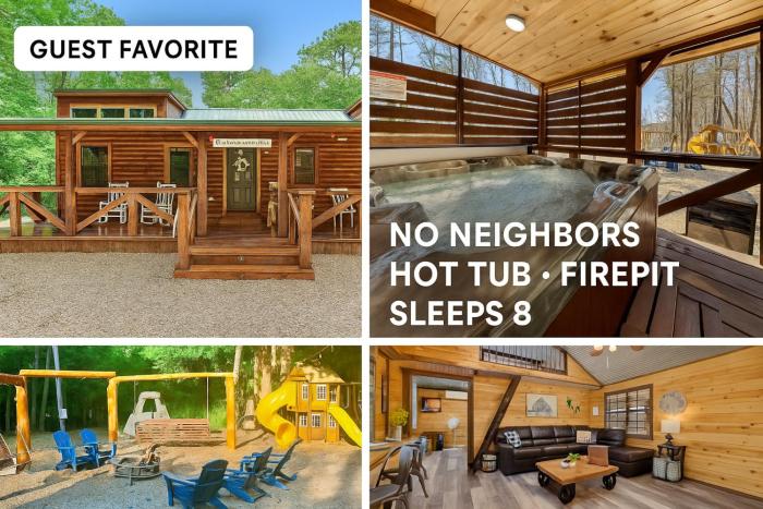 Cozy Secluded King Best LocationHot TubFirepit