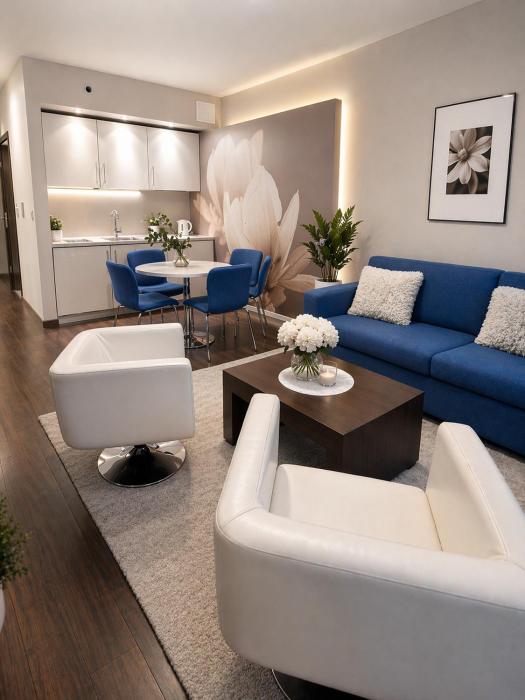 Apartament prywatny 2-pokojowy z aneksem kuchennym w hotelu Diva