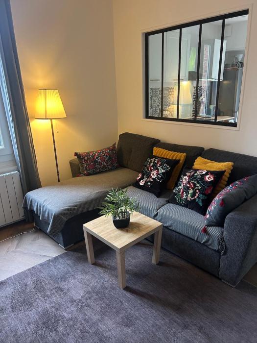 Appartement lumineux au centre de dieppe, calme et confortable