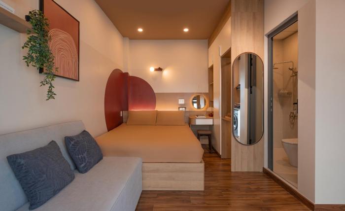 Minimal Living Studio in D1 - Warm & Quiet - 3 Pax