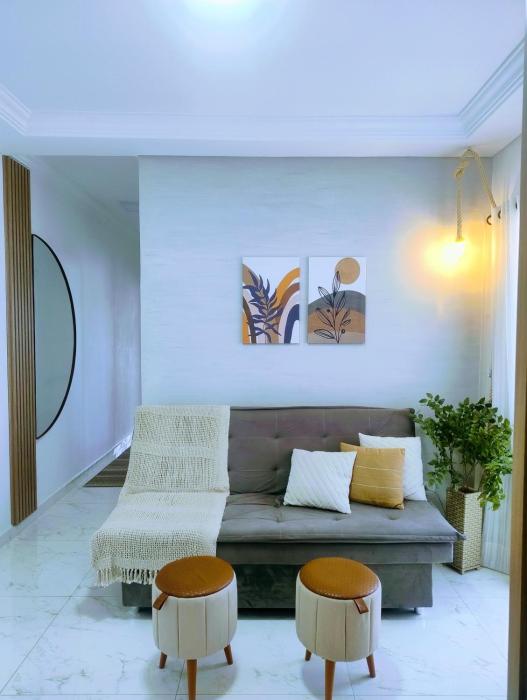 Apartamento à 5min do Aeroporto com dois quartos sendo uma suíte
