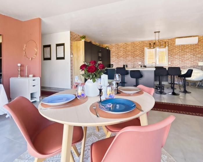Maison familiale avec jardin calme et parking