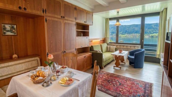ILSE Seeblick Appartement Haus Hänsel u Gretel am Ossiacher See, Hallenbad, Skiarena Gerlitzen
