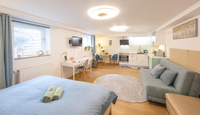 Ruhig Top mod Studio Appartement,privater Eingang