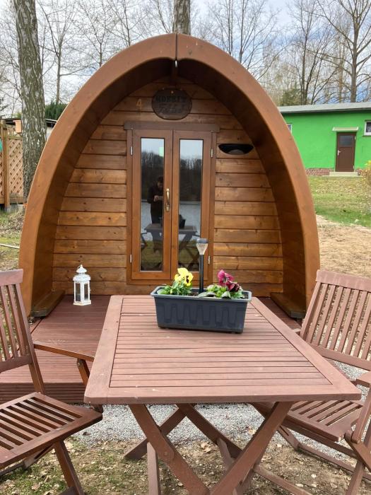 Nr 1 Camping- Pod mit Terrasse und Seeblick