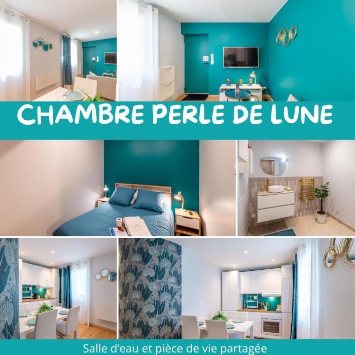 La perle Lune -chambre en colocation- centre - ville - parking