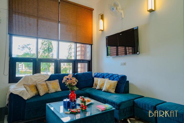 Barkat 4BHK farmhouse with PVT POOL NR YASHOBHOOMI