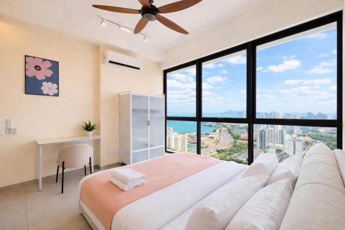 【SeaView】Sunrise HighFloor 3BR Pool WiFi Kitchen39