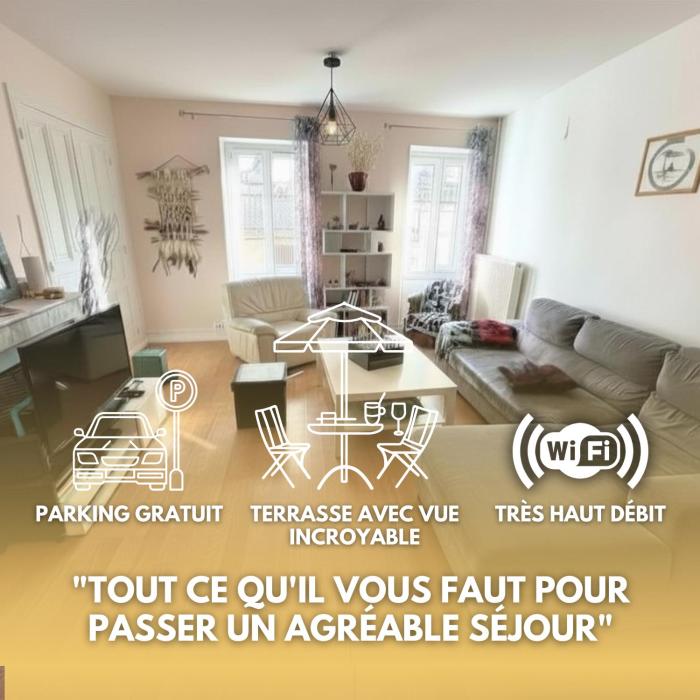 Appartement St-Péray vue Crussol