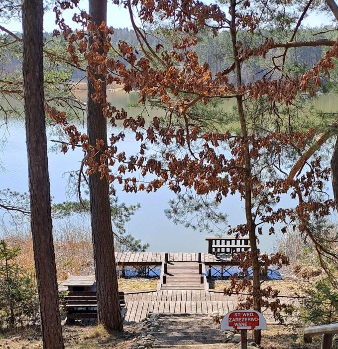 Apartamenty przy łowisku Niesiołowice,jezioro Czarne