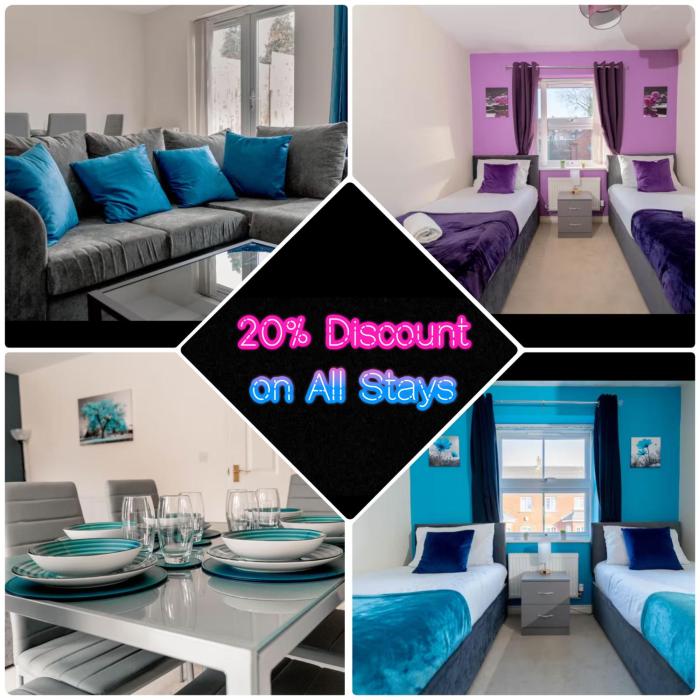 3BDR House In a Great Location in Smethwick & Contractor Deals on long stays