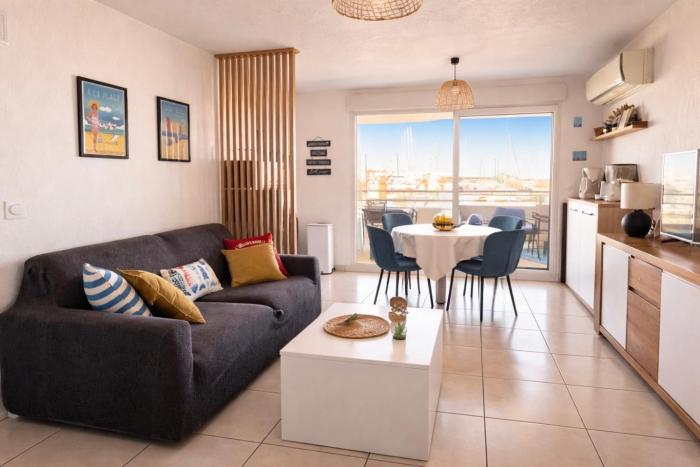2ch Vue Marina & Mer - Grande Terrasse - Parking