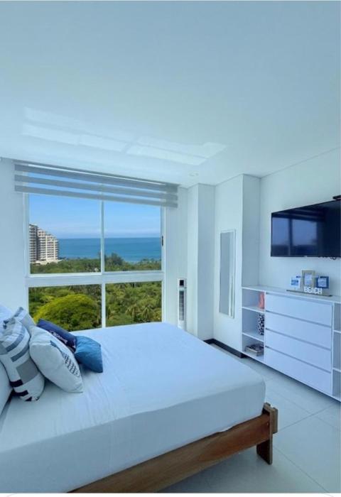 Exclusivo Aptartamento Vista al Mar 2 HAB 3 Baños AC WiFi GYM Playa Bello Horizonte