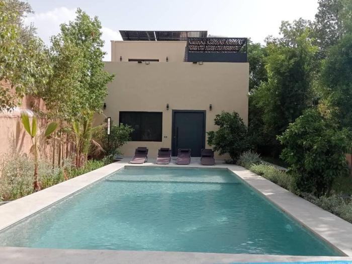 Villa in Marrakech, nature, pool, Jacuzzi, sauna, quiet