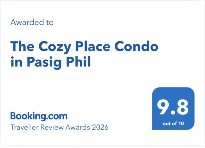 The Cozy Place Condo in Pasig Phil