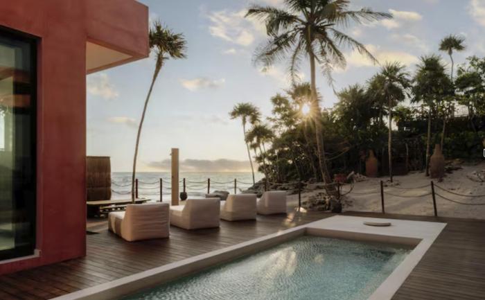 12 bedroom Beachfront Hacienda Tulum