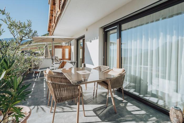 Oberegghof Ferienwohnung Garten