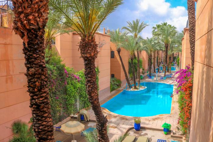 Elegant riad-style duplex with pool