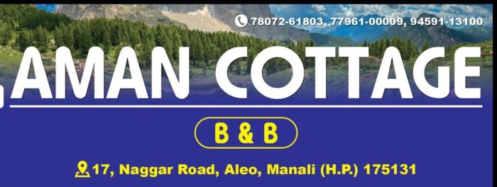 Aman Cottage Manali Near Mall Road