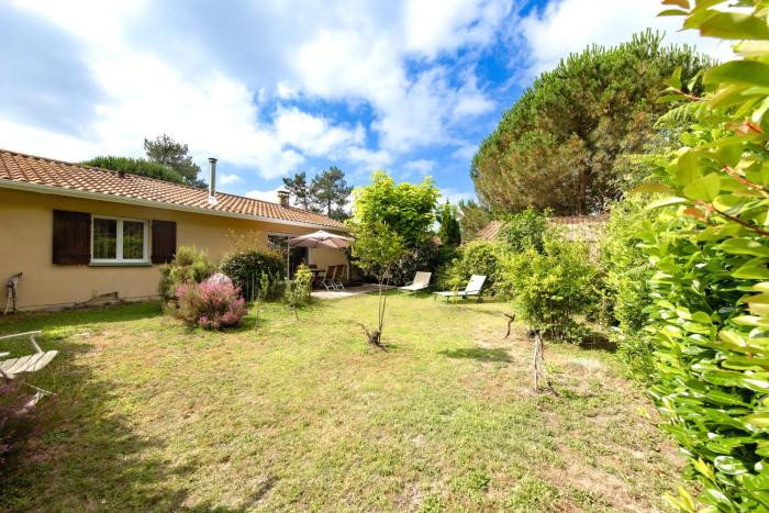 Maison calme et vue foret
