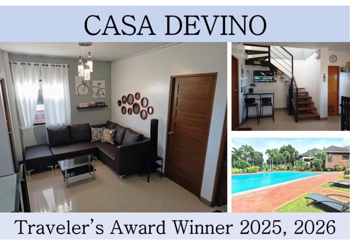 Casa Devino - Loft Retreat in Tagaytay - Pool - 2BR - Netflix -Free Parking