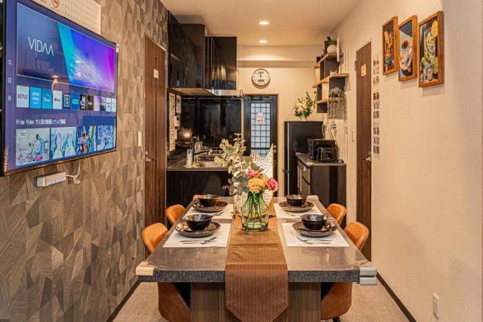 4 Min Walk to JR Sobu Line Free Private Gas Dryer 52sqm Apartment Sleeps 5 13 Min Direct to Tokyo Station Easy Access to Shinjuku Asakusa Kamakura Enoshima Tokyo Dome Direct Train to Narita Airport Near Shibuya Ueno Oshiage Skytree
