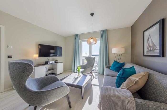 5 Sterne Apartment Boddenoase mit Ostseeblick
