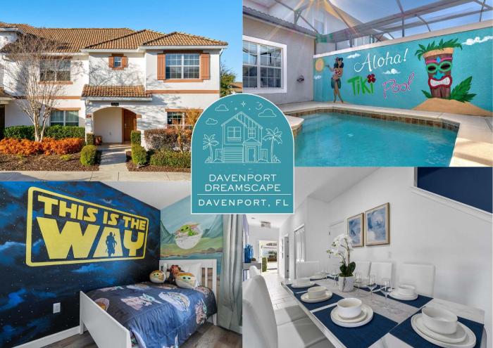 Resort Access Pool Sleeps 10 Themed Rooms