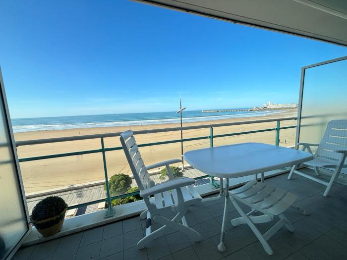 Studio spacieux 4 pers face plage avec balcon - FR-1-197-639