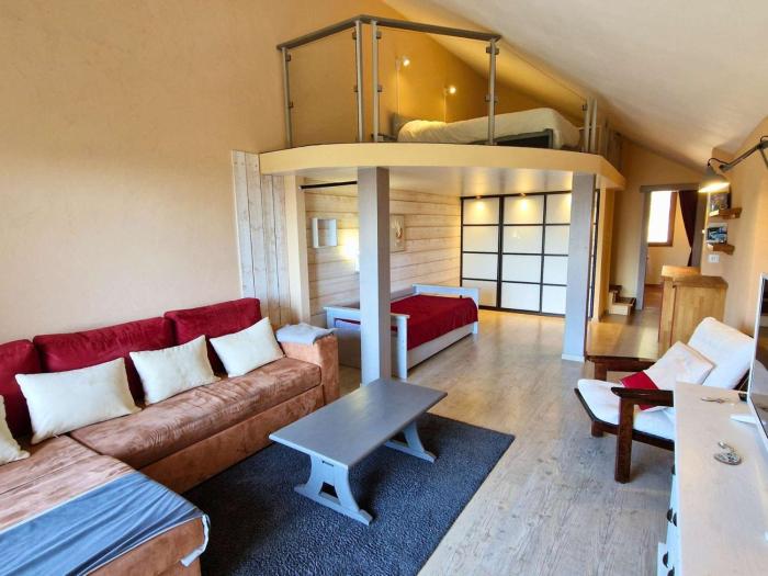 Grand studio loft - 8 pers. - Lumineux avec balcon - FR-1-393-193