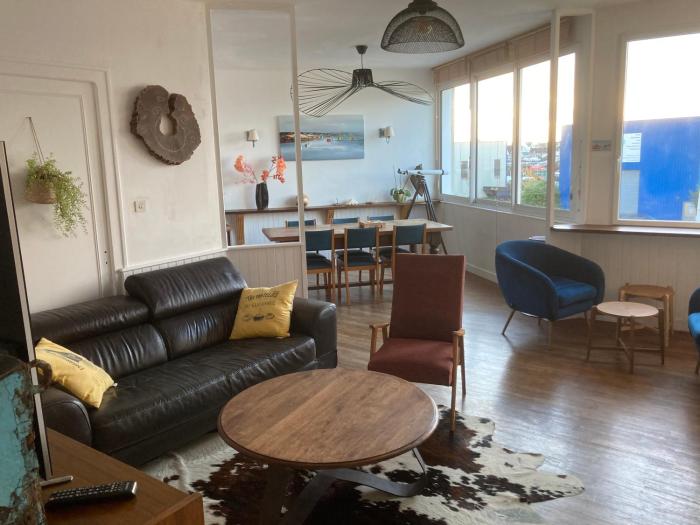 large apartment with sea view and port of guilvinec