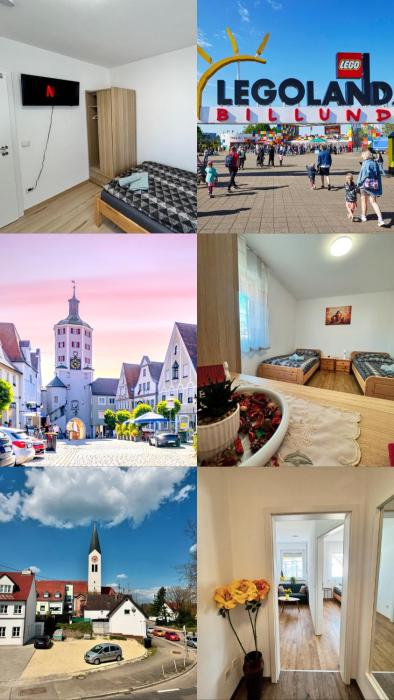 Schlafen an der Donau cozy,zentral 5min Legoland & Stadtmitte, Flussblick , familyfriendly