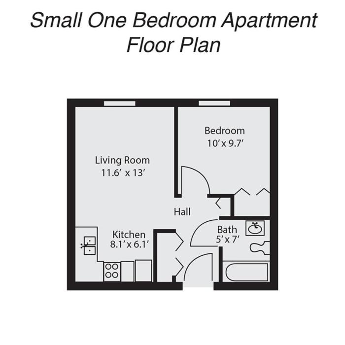 Pool view apartment