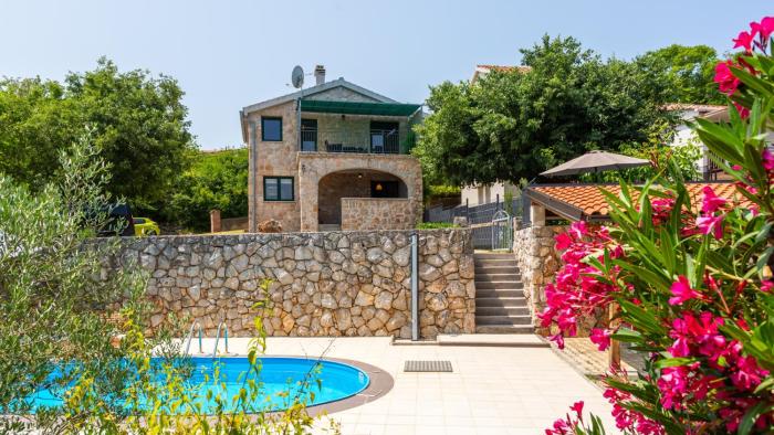 Villa Risika 1 with pool island Krk by Villas Guid