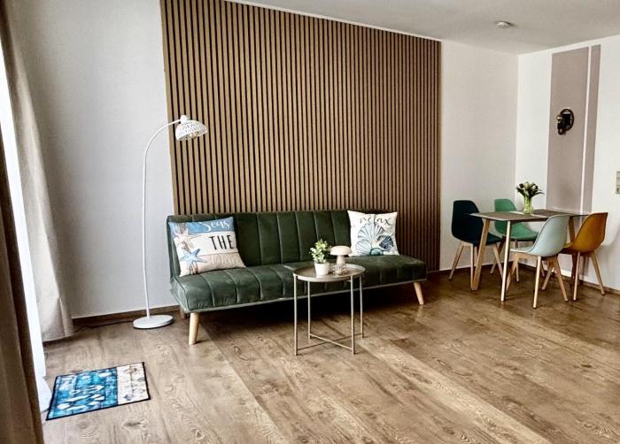 NEU Ostsee Apartmenthaus-Usedom Familie Stopp "Kajüte 6" mit Balkon- in 5 Minuten am Meer